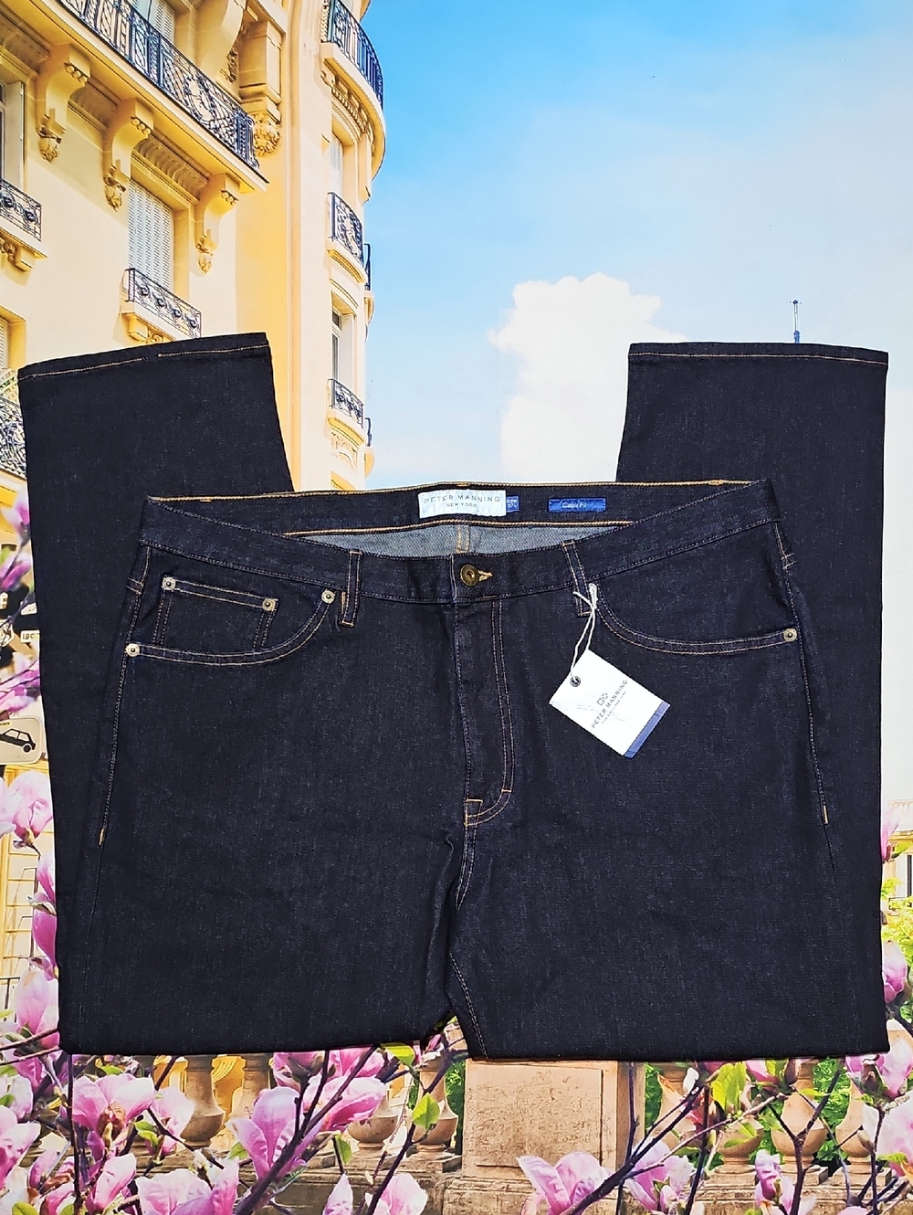 Peter Manning New York Classic Fit Jeans Size 38 NWT